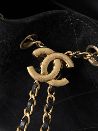 샤넬 / 25k 호보 스웨이드 25 스몰 백