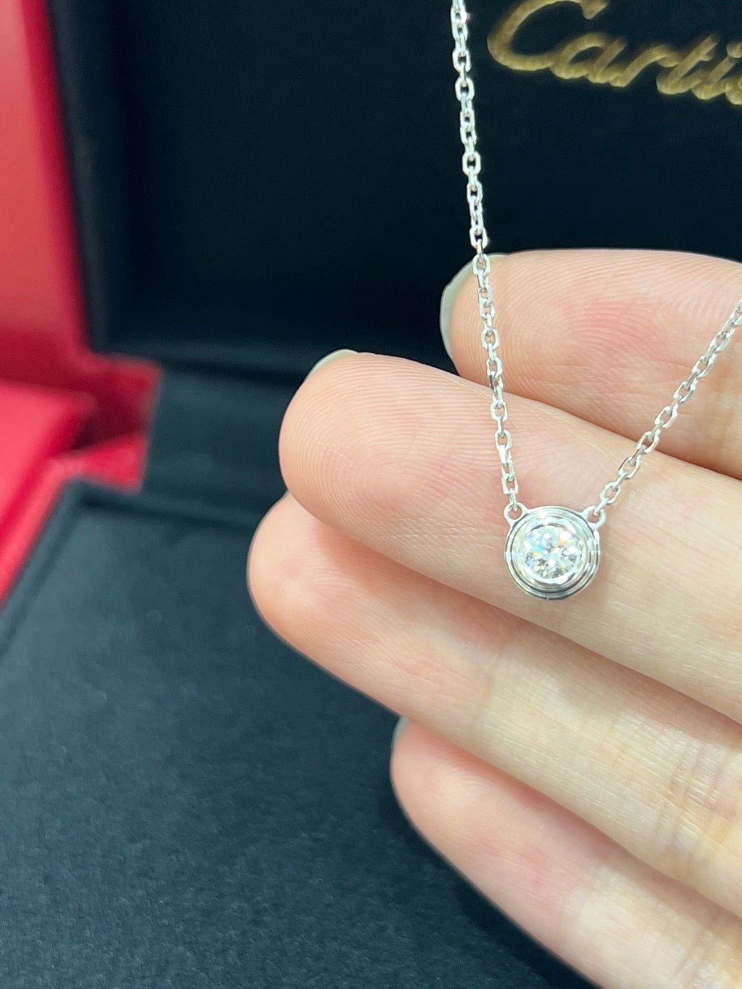 까르띠에 / 다무르 네크리스 18K
