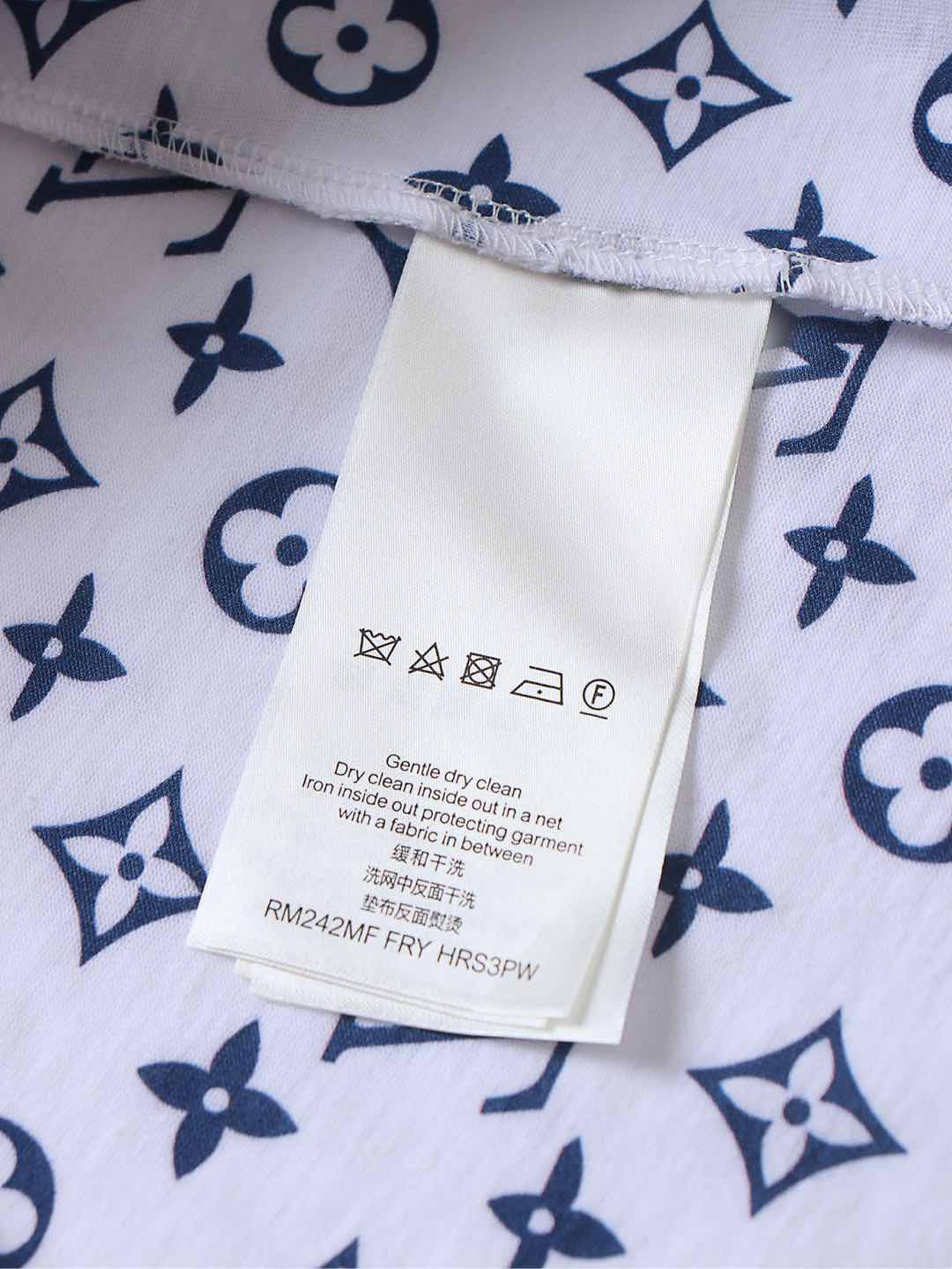 루이비통 / LV 체인 모노그램 패턴 쇼트 티셔츠