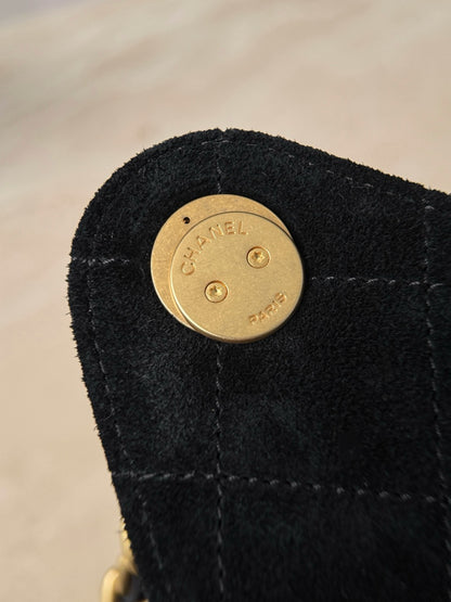 샤넬 / 25k 호보 스웨이드 25 스몰 백