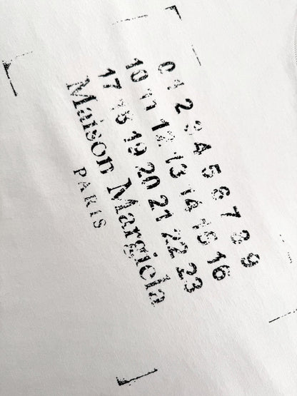 메종마르지엘라 / 넘버 로고 티셔츠