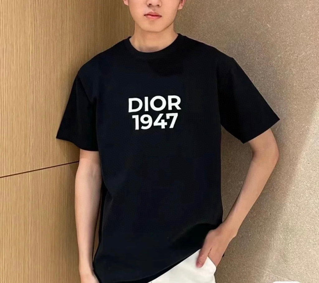 디올 / 1947 자수 레터링 로고 티셔츠