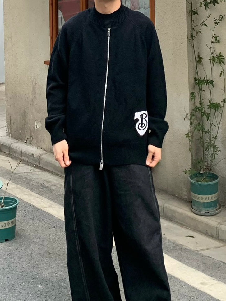 버버리 / 자수 로고 집업 자켓