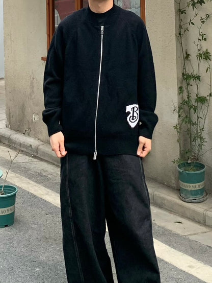 버버리 / 자수 로고 집업 자켓