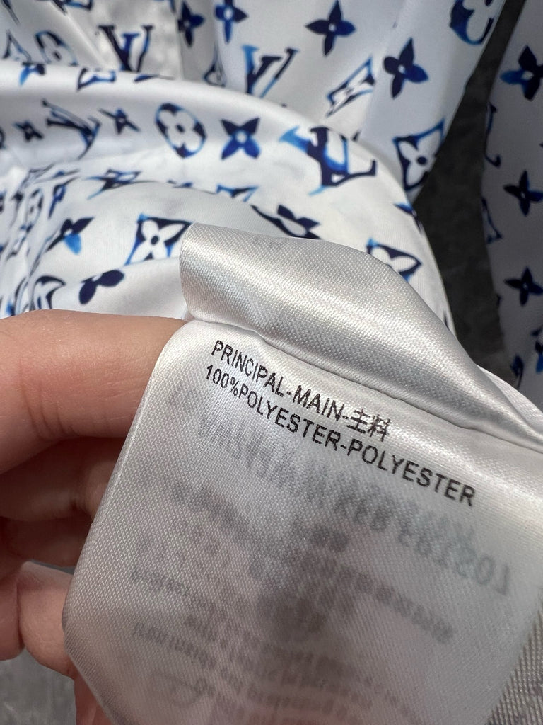 루이비통 / 클래식 모노그램 프린트 터틀넥 셔츠