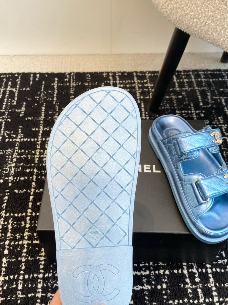 샤넬 / 벨크로 뮬 슬리퍼 25SS