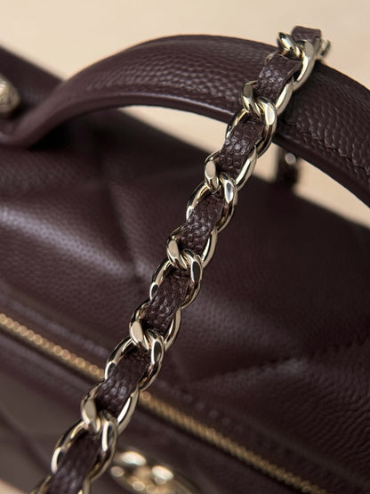 샤넬 / 25k lp 체인 코스메틱 케이스