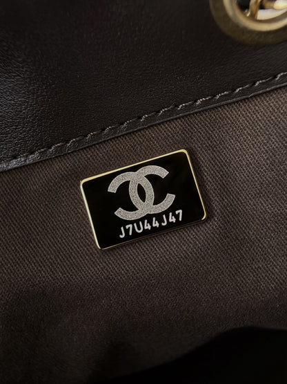 샤넬 / 25k 호보 스웨이드 25 스몰 백