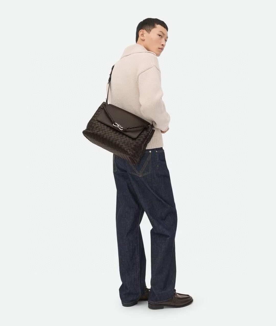 보테가베네타 / 안디아모 메신저 백 미디엄