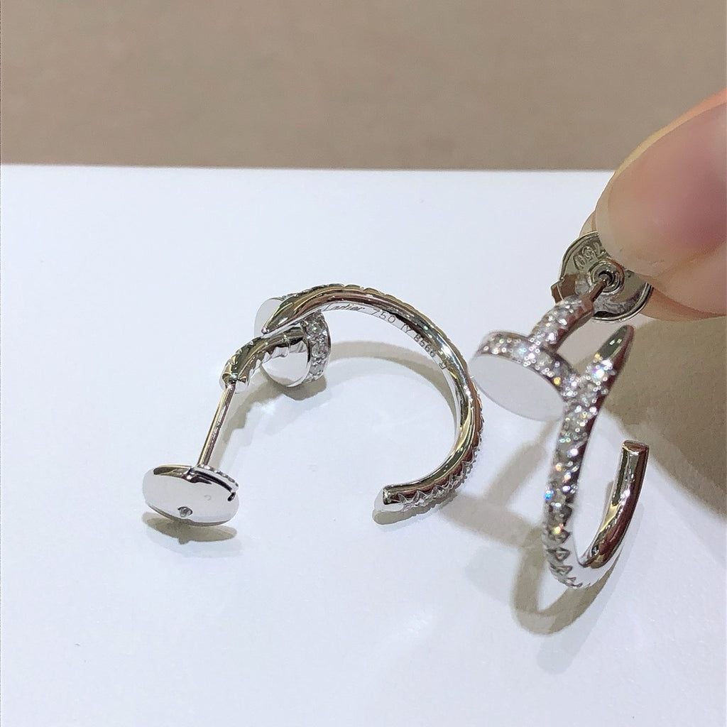 까르띠에 / 저스트 앵 끌루 후프 이어링 18K