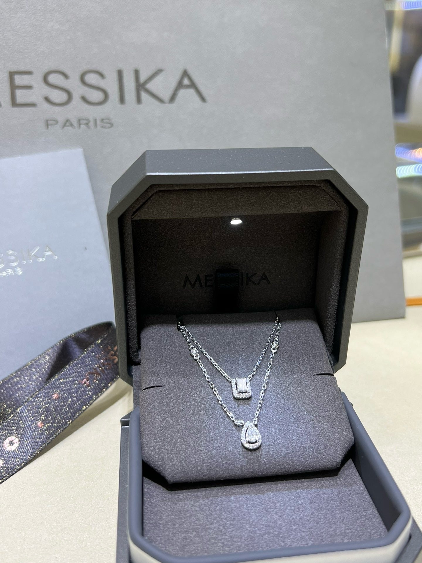메시카 / 마이 트윈 네크리스 18K