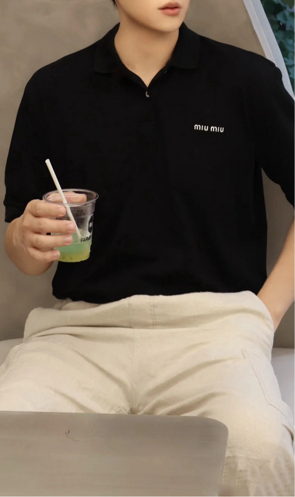 미우미우 / 양모 폴로 셔츠