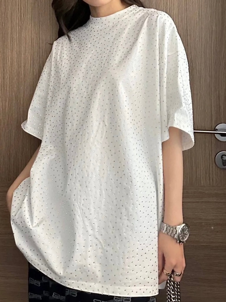발렌시아가 / 크리스탈 비즈 티셔츠