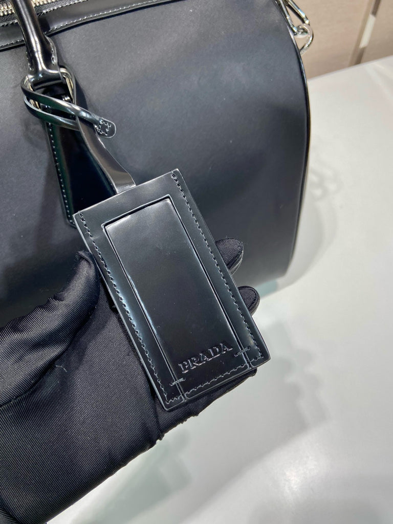 프라다 / 리나일론 브러쉬드 보스턴백