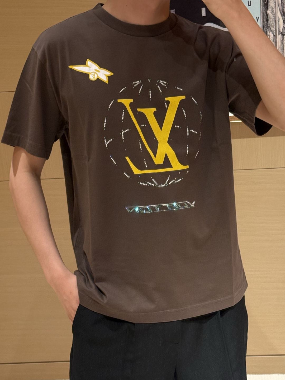루이비통 / LV 그래픽 코튼 프린트 티셔츠