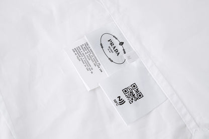 프라다 / 나일론 로고 클래식 셔츠