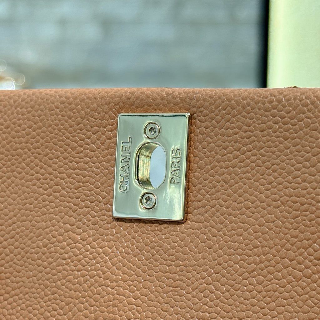 샤넬 / 듀마 백팩 투포켓 골드 스몰 23P