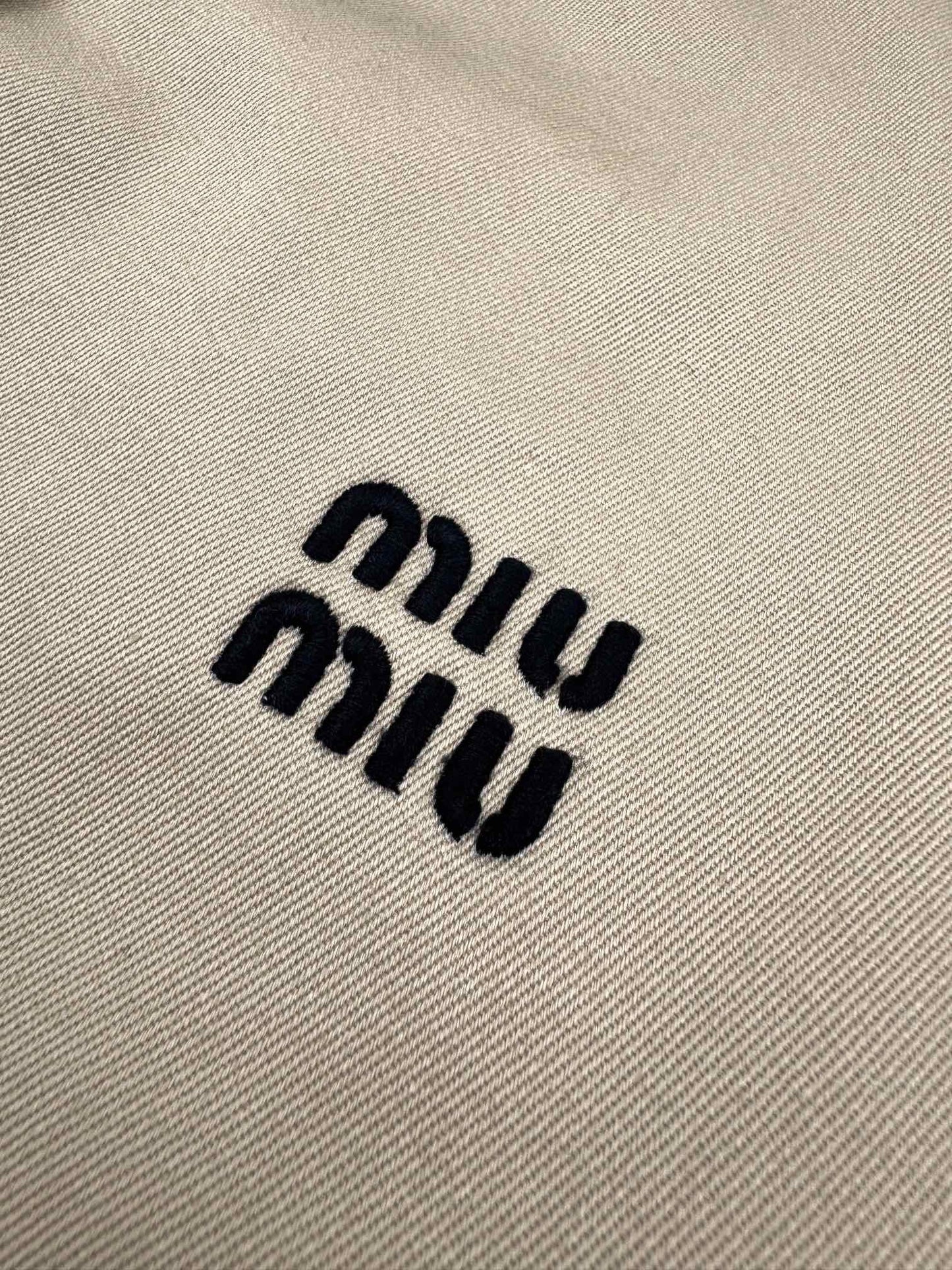 미우미우 / 로고 자수 버튼 자켓