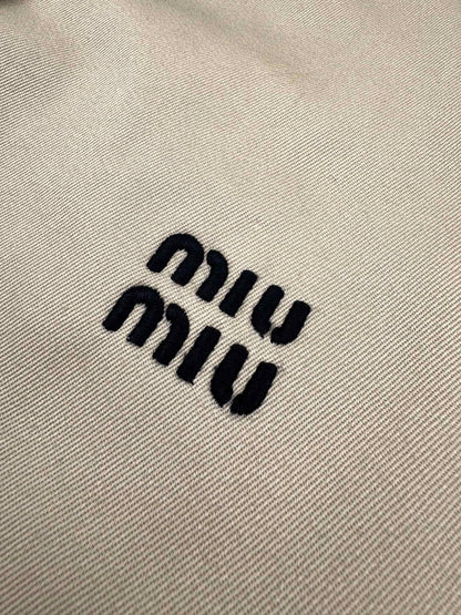 미우미우 / 로고 자수 버튼 자켓