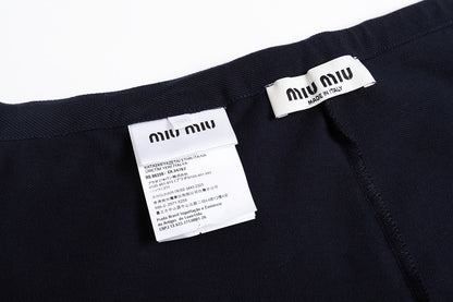 미우미우 / 자수 로고 쇼츠