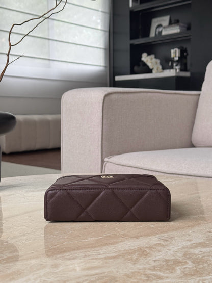 샤넬 / 25k lp 체인 코스메틱 케이스