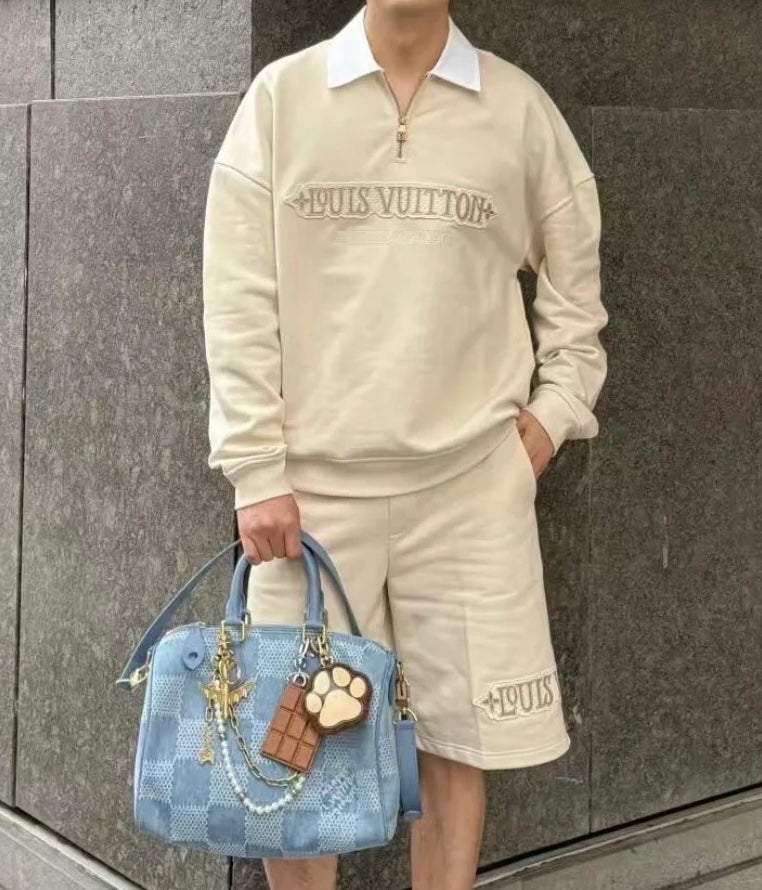 루이비통 / LV 로고 자수 쇼츠