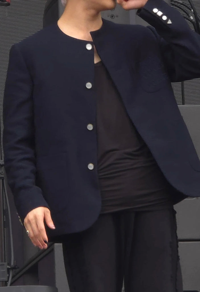루이비통 / 트위드 자수 트렌디 자켓