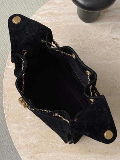 샤넬 / 25k 호보 스웨이드 25 스몰 백