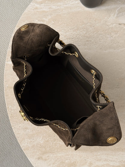 샤넬 / 25k 호보 스웨이드 25 스몰 백