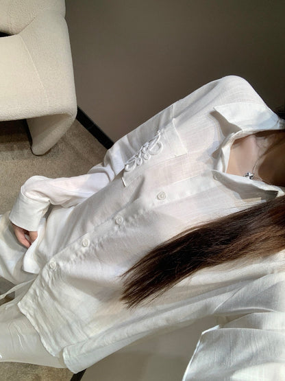 로에베 / 린넨 자수로고 셔츠&팬츠