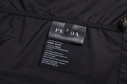 프라다 / 나일론 집업 쇼트 자켓