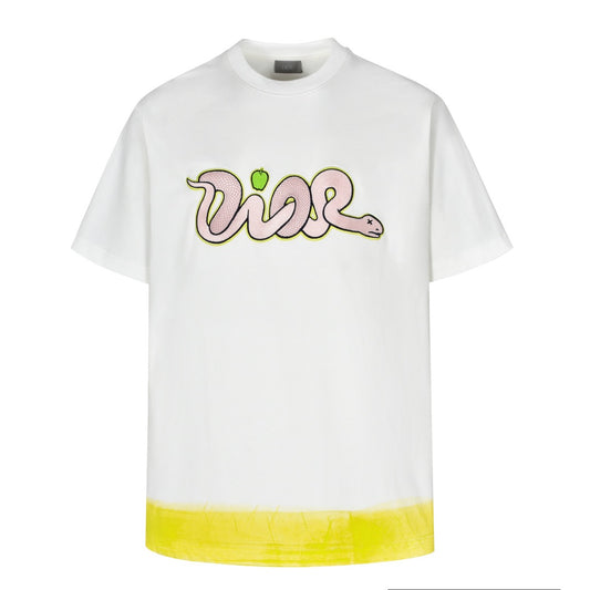 디올 / DIOR AND KAWS 티셔츠, 캐주얼 핏