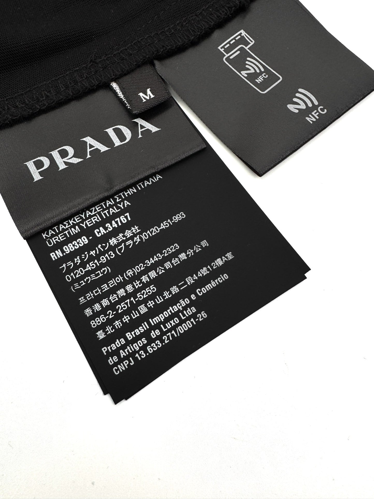 프라다 / 삼각로고 포켓 스웨트 셔츠