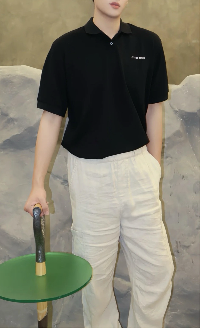 미우미우 / 양모 폴로 셔츠