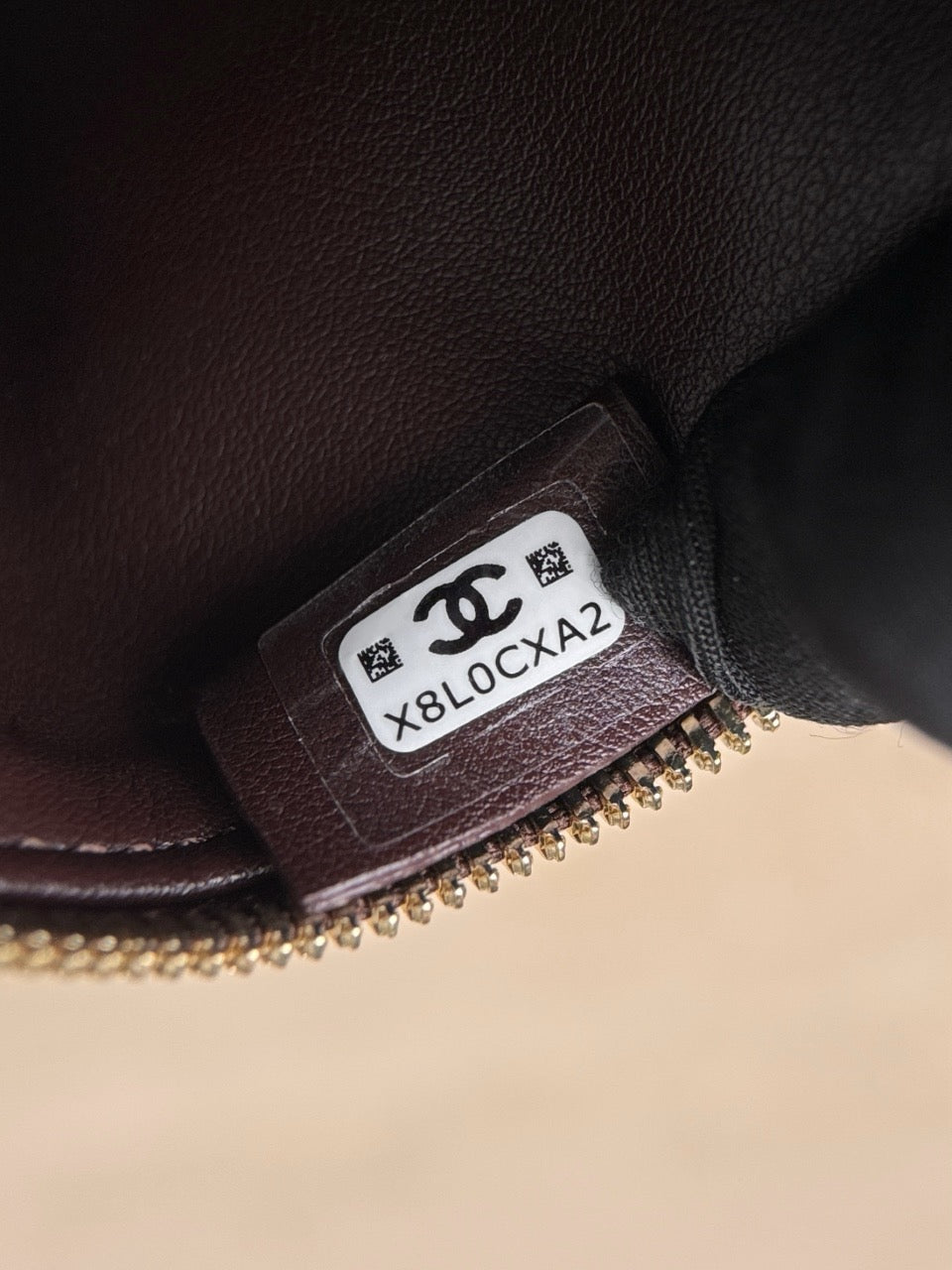 샤넬 / 25k lp 체인 코스메틱 케이스