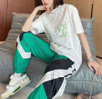 루이비통 / LV 자수 쇼트 티셔츠
