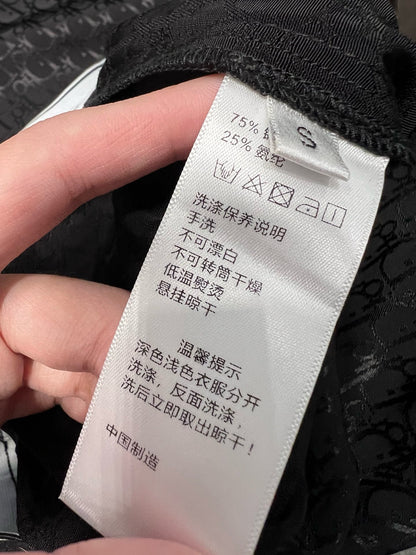 디올 / 레터링 로고 오블리크 자카드 밴딩 팬츠