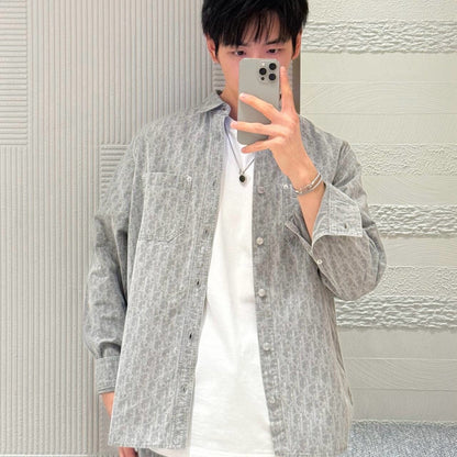 디올 / 오블리크 코튼 데님 오버셔츠