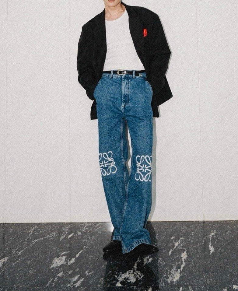 로에베 / 체인 로고 데님 팬츠