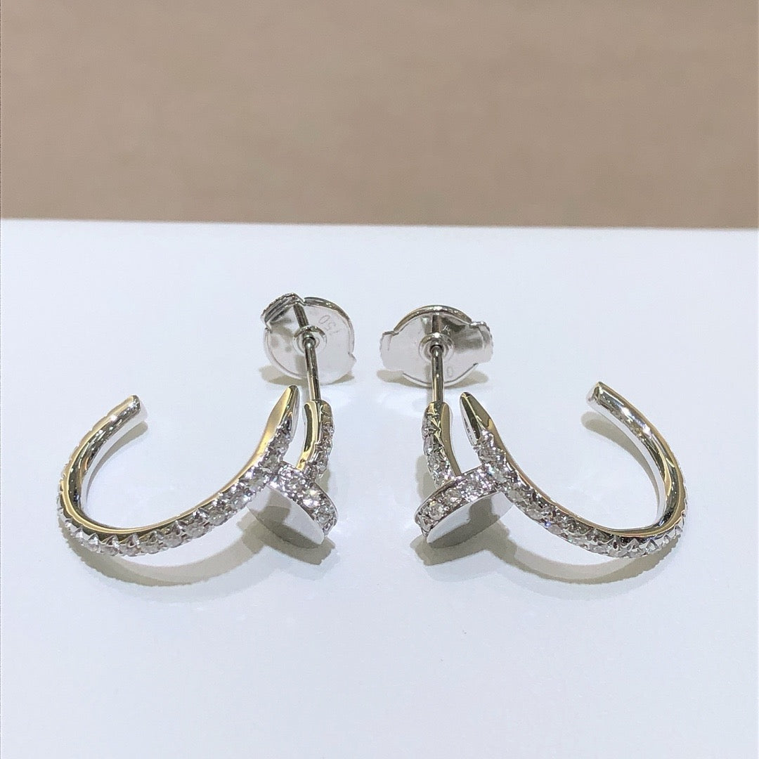 까르띠에 / 저스트 앵 끌루 후프 이어링 18K