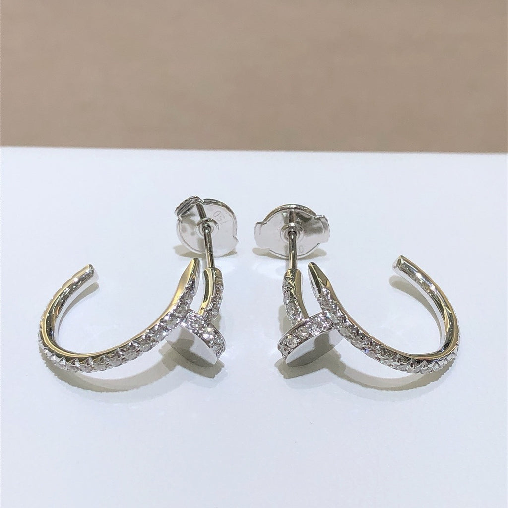 까르띠에 / 저스트 앵 끌루 후프 이어링 18K