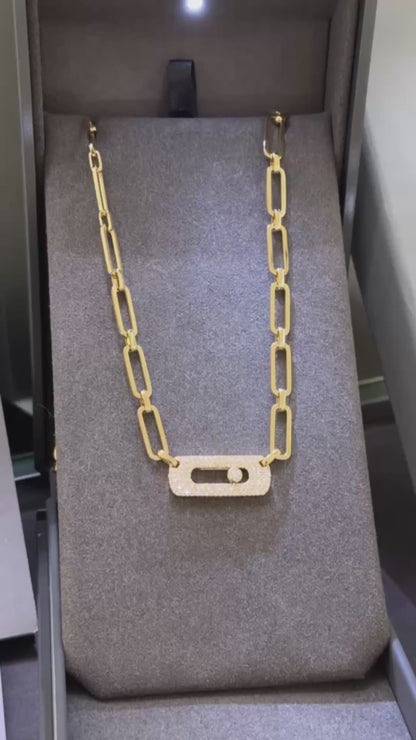 메시카 / 무브 링크 네크리스 18K