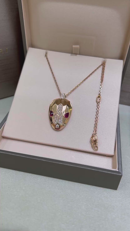 불가리 / 세르펜티 세두토리 네크리스 18K